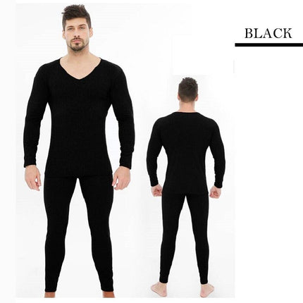 Men's Seamless Elastic Thermal Wear Set Inner Thermal Underwear Slim Fit Stretch