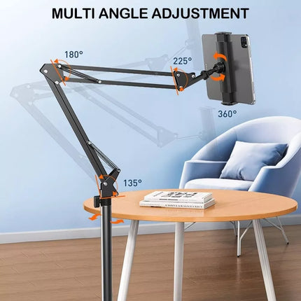 155cm Free Standing Adjustable Mount Holder Universal For iPad iPhone