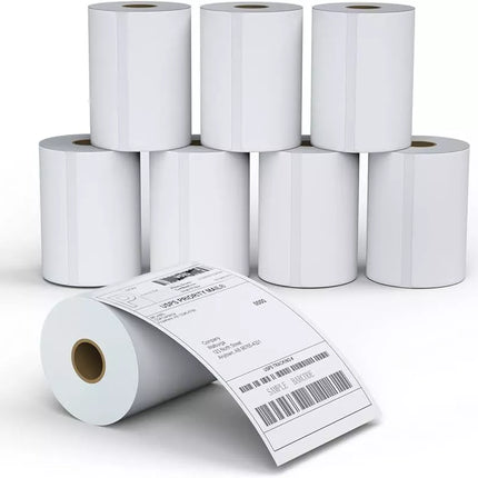 (2 Rolls) Direct Thermal Shipping Label 100x150mm (500 Labels Per Roll ) 4x6'