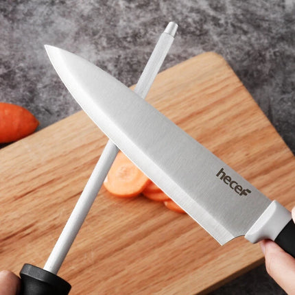14Pcs Kitchen Knife Set Wooden Block Professional Stainless Steel Chef knife