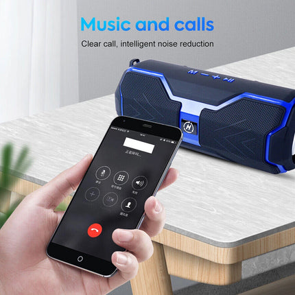 20W Bluetooth Speaker TWS Stereo Bass Subwoofer Speaker Support USB TF FM