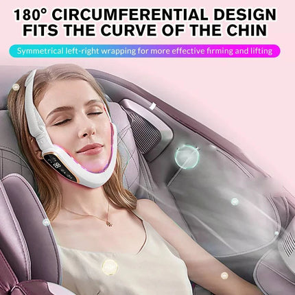 Electric V-Face Shaping Massager Face Lifting Slim Double Chins Removal Machine