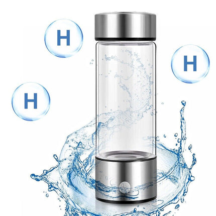 450ml Portable Hydrogen Rich Alkaline Water Ionizer Generator Bottle Cup Mug