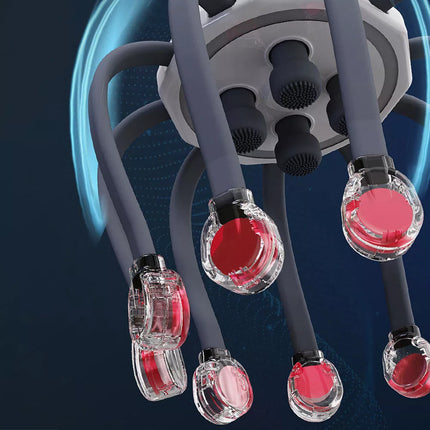 Electric Octopus Claw Scalp Head Scratcher Relief Massager Hands Therapeutic