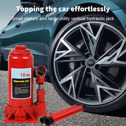 10Ton Hydraulic Bottle Jack HeavyDuty Car Lifter Lifting Repair Tool 4WD Truck