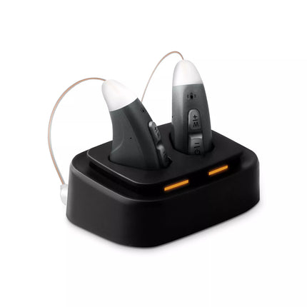 1 Pair Rechargeable Hearing Aids BTE Visible Hearing Amplifier Sound Enhance