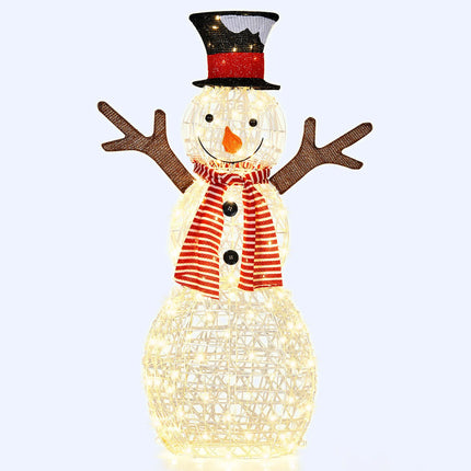 1.1M Christmas Snowman Light LED Light 3D Xmas Home Outdoor Yard Holiday Décor