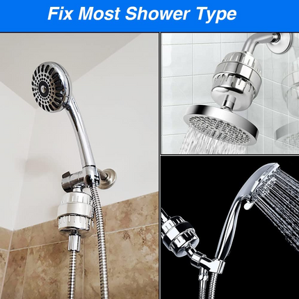 Multi Stages Shower Head Filter Bath Water Filter KDF Remove Chlorine Odors