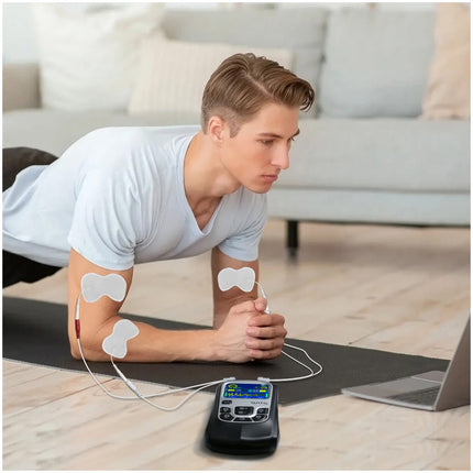 TENS EMS Machine Muscle Stimulation Electronic Digital Back Massager Pain Relief