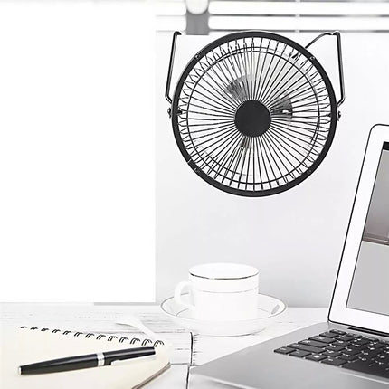 5W Solar Panel Powered Mini Portable USB Fan Cooling Ventilation Home Camping