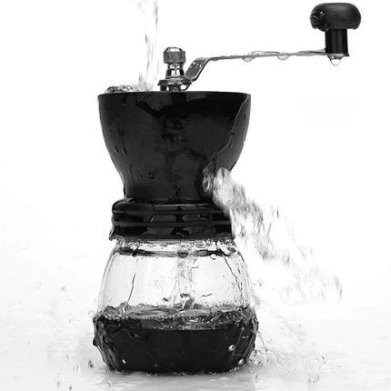 Coffee Bean Grinder Manual Portable Hand-Held Adjustable Mill Home Kitchen Tool