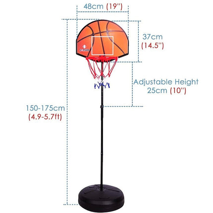2 - in - 1 Kids Basketball Hoop and Archery Game Set Toys Gift Sport Center