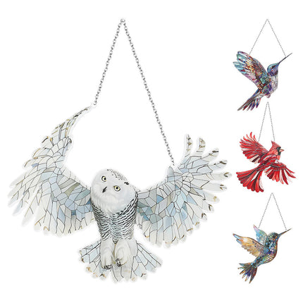 Bird Sun Catchers Decorative Acrylic Birds Christmas Ornaments for Bird lehLj