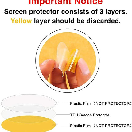 3Pcs Screen protector for Samsung Galaxy Watch 8  Classic 46mm HD Film