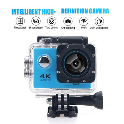 4K 2'' Ultra HD 1080P Sport WiFi 16MP Cam Action Camera DV Video Recorder Go Pro