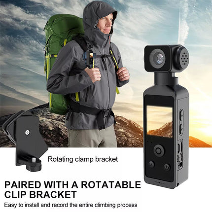 Handheld Action Camera 4K 270° Rotatable 30M Waterproof WIFI Pocket Camera