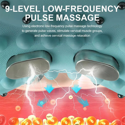 Neck Massager Shiatsu Pillow  Therapeutic Heat Massage for Pain Relief and Relaxation