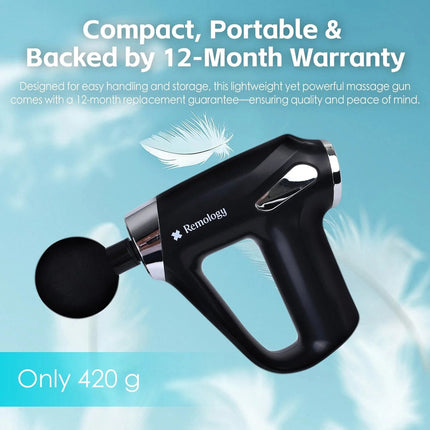 Massage Gun 4 Heads 6 Speeds Vibration Massager Muscle Tissue Percussion Relief