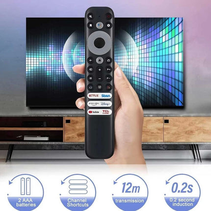 Universal TCL Smart TV Remote Control for TCL 4K & 8K TVs Voice Replacement