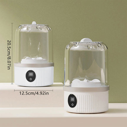Underwear Washer with Laundry Cup Rechargeable Cordless Small Washing Machine