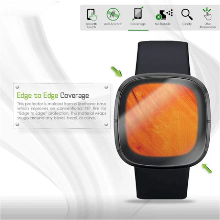 3PCS For Fitbit Versa Watch Screen Protector Versa 2 3 4 Sense 2 Hydrogel Film