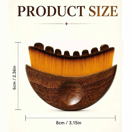 Ergonomic Design Lymphatic Contour Face Brush Dry Brushing Drainage Massage Skin
