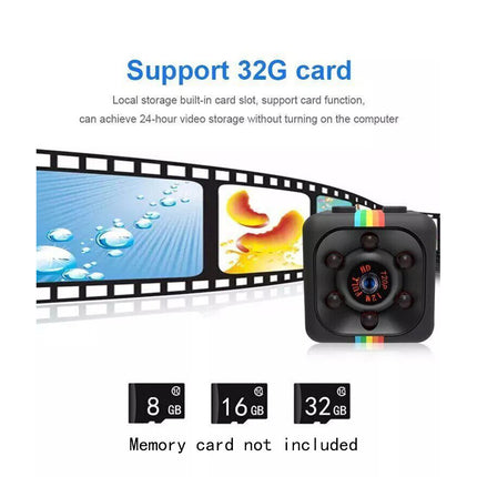 Mini Wide Angle Camera HD 1080P Sensor Night Vision Camcorder Sport DV Cam