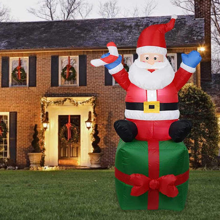1.8M Inflatable Christmas Santa LED Light Xmas Party Outdoor Decorations AU Plug
