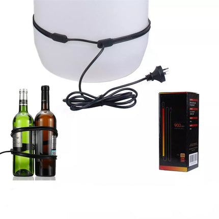 Home Brew Heat Heating Belt Pad for Fermenter Beer Wine Spirits + Thermometer