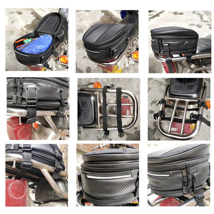 Motorcycle Tail Bag Waterproof Bag Motorbike Saddle Bag Motorcycle Backpack