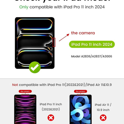 Model A2836 A2837 A3006 2Pcs Hydrogel Screen Protector For Apple iPad 11 Au
