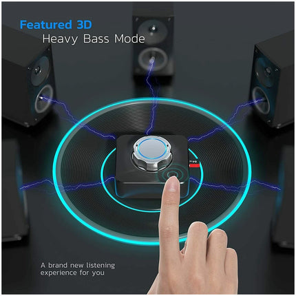 Bluetooth 5.0 Receiver 3.5mm AUX To 2RCA Audio Stereo Wireless Adapter