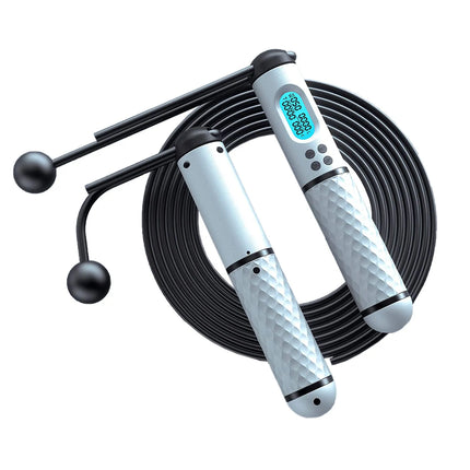 Smart Digital Jump Rope - Accurately Counts Jumps, Sets Goals & Monitors Progres