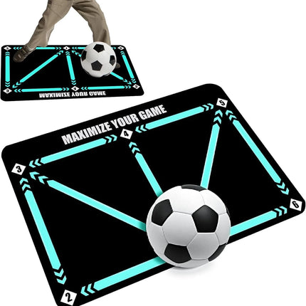 Soccer Footwork Equipment Soccer Training Mat Football Footstep Carpet Anti-Skid