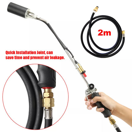 2M Hose Propane Weed Burner Kit Shrub Grass Killer Propane Gas Weed Burner Torch