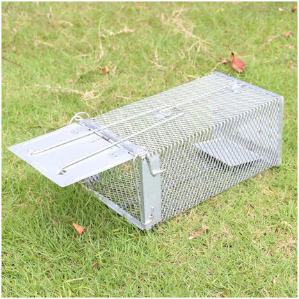 4X Humane Rat Trap Cage Live Animal Catch Pest Rodent Mouse Bait Control Box