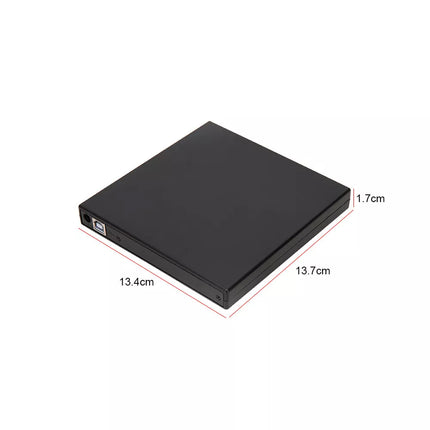 Portable Slim USB 2.0 External DVD Drive Reader Disc For Windows Laptop Burner