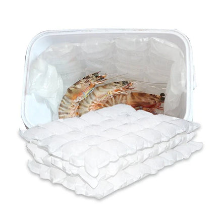 10 Sheets Reusable Dry Ice Packs Cold Packs Gel Shipping Cooler Lunch Bags BBQ Fish Party