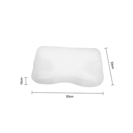 Contour Sleep Therapy Memory Foam Pillow Side Sleepers Removable Cover
