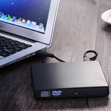 Portable Slim USB 2.0 External DVD Drive Reader Disc For Windows Laptop Burner