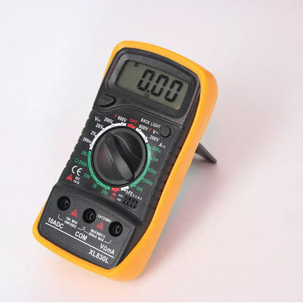 Digital Multimeter Automotive AC/DC Voltmeter Current Meter Multi Tester+4 Leads