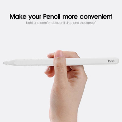 Silicone Rubber Cover Sleeve Grip Case For Apple iPad Pro Pencil 2nd Generation Blue