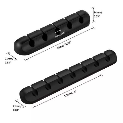 Charging Cable Clips Cord Holder Management Desk Organizer USB Wire Adhesive AU