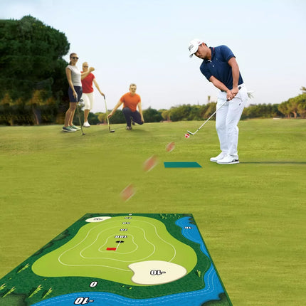 The Indoor Casual Golf Game Set Golf Hitting Mats Golf Putting Royale Golf Game