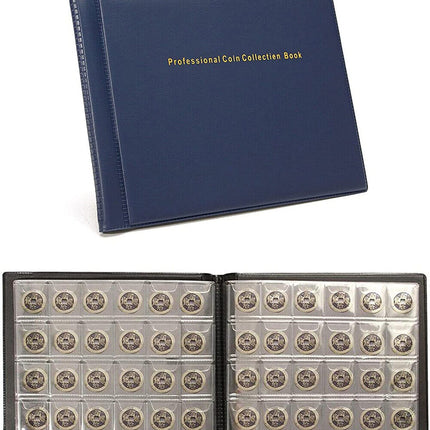 2x 240 Coin Holder Collection Storage Collecting Money Penny Pockets Album Book