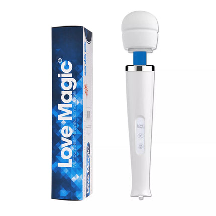 30Mode Wand Body Personal Massager CORDED AU Plug for Pain Relief White
