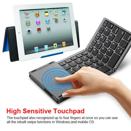 Folding Bluetooth Keyboard Touchpad Wireless Keypad for Windows Android Phone