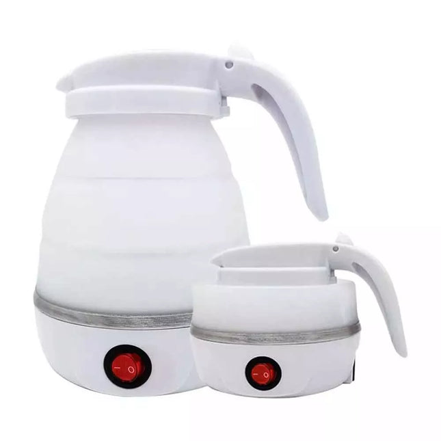 600ml Folding Electric Water Kettle Silicone Collapsible Kettle AU Plug Tea Pot