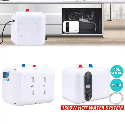 Portable Electric Mini 10L Hot Water System Heater 1500W Instant Under Sink Tap