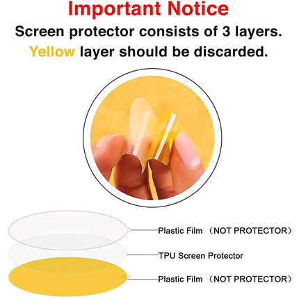 3PCS For Fitbit Versa Watch Screen Protector Versa 2 3 4 Sense 2 Hydrogel Film